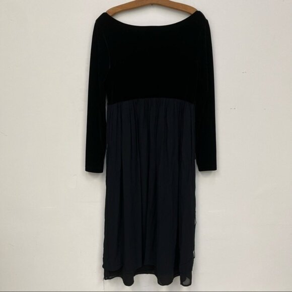 Vintage Dennis Goldsmith Velvet Flow Dress - Picture 3 of 10